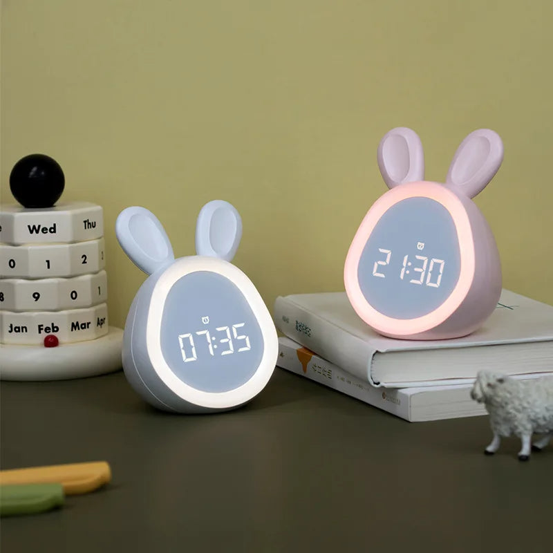 Bunny Ear Digital Alarm Clock