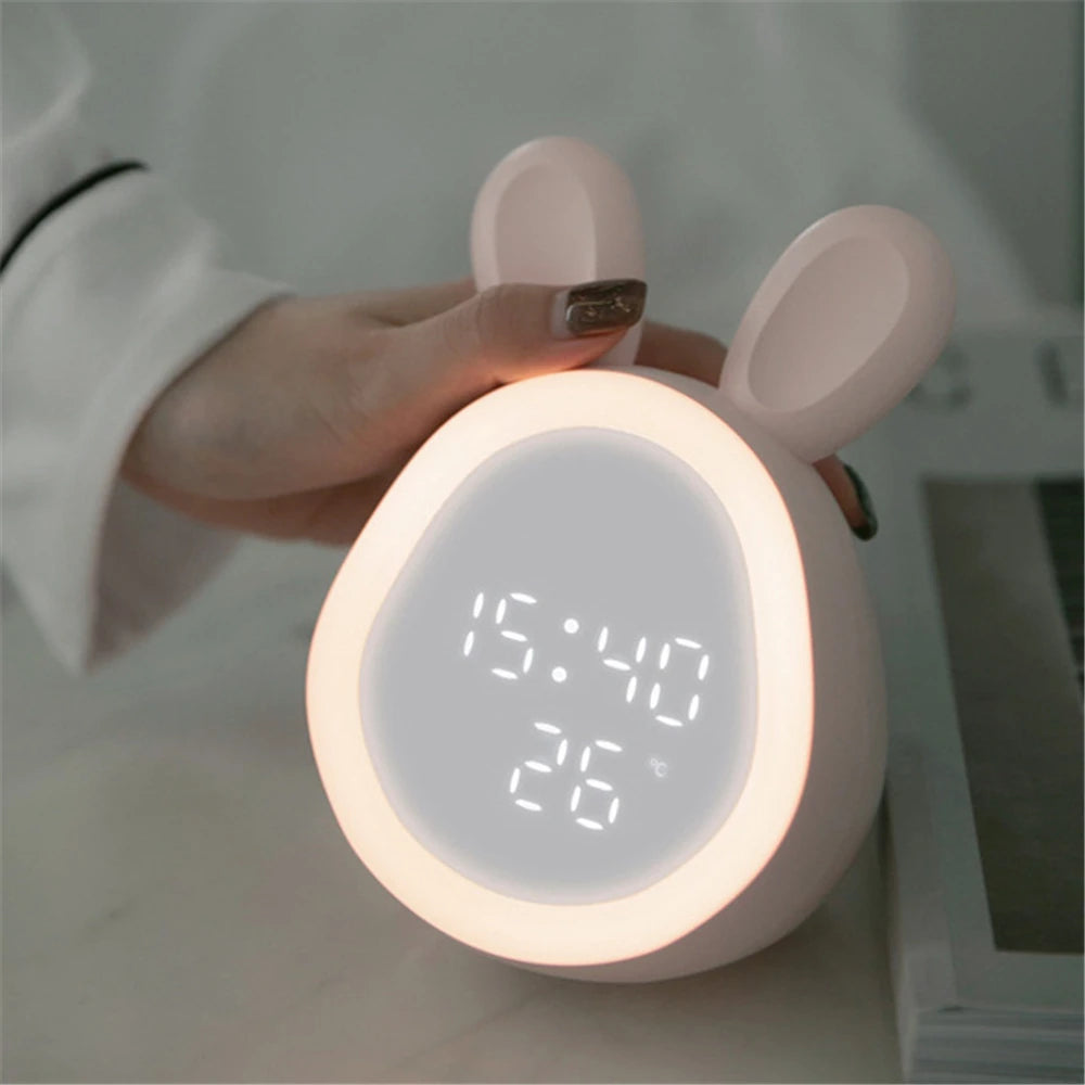 Bunny Ear Digital Alarm Clock