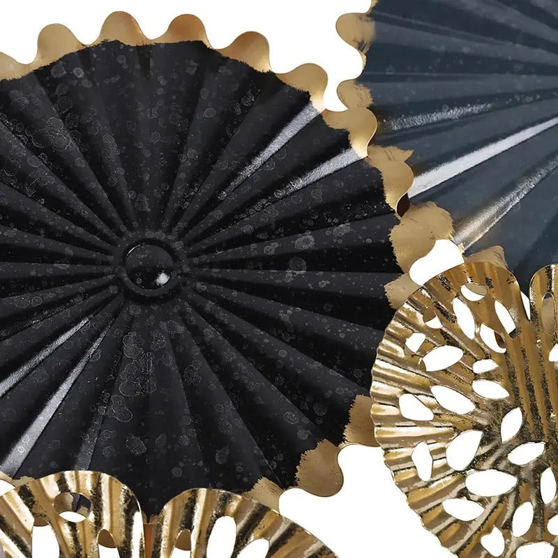 Overlapping Circular Metal Wall Art