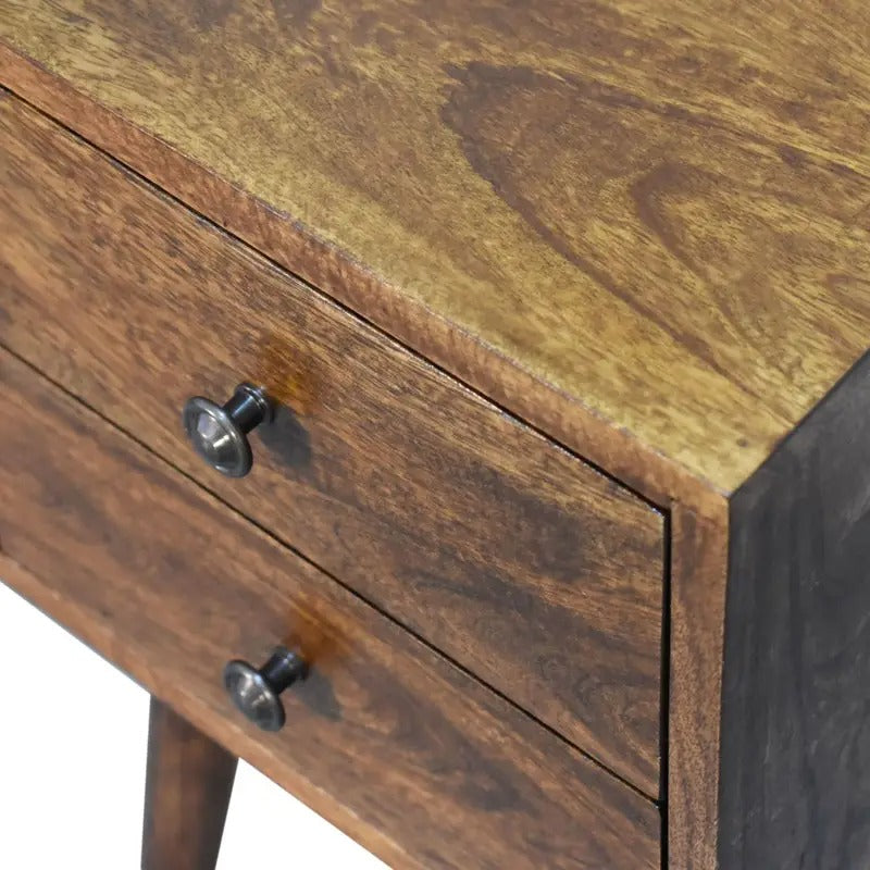 Wooden Two Drawer Bedroom Cabinet