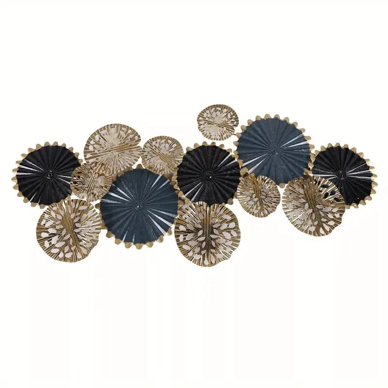 Overlapping Circular Metal Wall Art