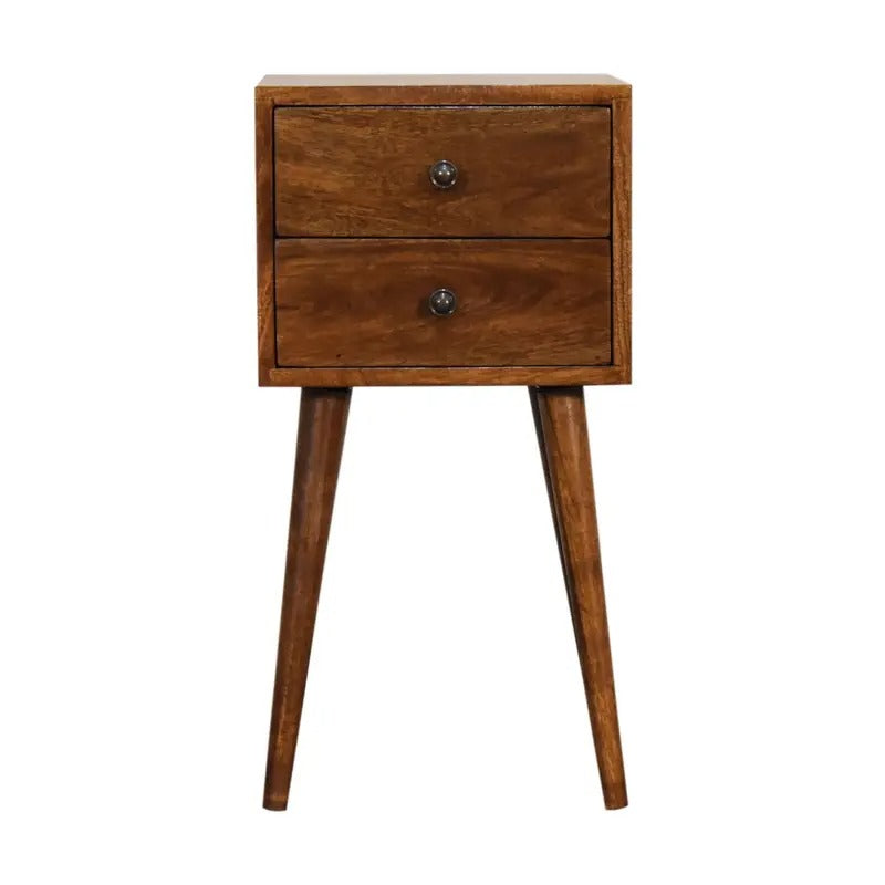 Wooden Two Drawer Bedroom Cabinet